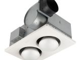 Broan Heat Lamp Trim 70 Cfm Ceiling Bathroom Exhaust Fan with 250 Watt 2 Bulb Infrared