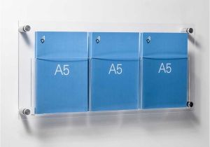 Brochure Rack Wall Mounted A5 Leaflet Holders Wall or Table top Options Pinterest A5
