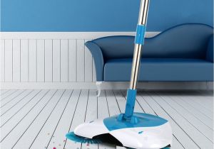 Broom for Wooden Floors Preup Spin Hand Push Broom Sweeper Household Dust Collector Floor