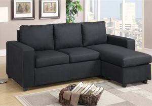 Buchannan Faux Leather Sectional sofa with Reversible Chaise Black sofas Sectionals Multiple Colors Buchannan Microfiber sofa