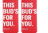 Bud Light 24 Pack 2 New Authentic Budweiser 25oz Beer Koozie Coolie Hugie Cooler 24