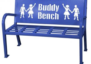 Buddy Bench for Sale Paris 4 Ft Blue Buddy Bench Blue Purple Pinterest Products