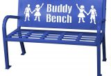 Buddy Bench for Schools Paris 4 Ft Blue Buddy Bench Blue Purple Pinterest Products