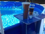 Build Pvc Pool Float Rack Smart Drink Phone Holder for Above Ground Pool Cheap Plastic