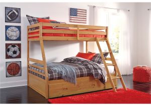 Bunk Beds at ashley Furniture Signature Design by ashley Hallytown Light Brown Twin Bunk Bed Ebay