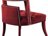 Burgundy Velvet Accent Chair Tribeca Accent Chair 546 In Burgundy Velvet by Meridian