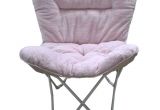 Butterfly Chair Target Folding Plush butterfly Chair In Blush Pink Stylish Relaxing