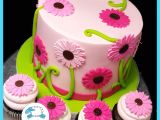 Cake Decorating Equipment Shops Near Me Gerbera Daisy Birthday Cake and Cupcakes Blue Sheep Bake Shop