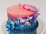 Cake Decorating Equipment Shops Near Me Smooth Three Colour with butterfly Scatter Cabinet Cakes