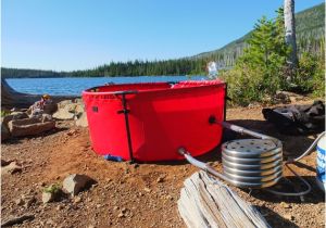 Camping Bathtub Portable Nomad Collapsible Hot Tub Makes It Easy to soak A Warm