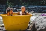 Camping Bathtub Portable Nomasoak Potable Hot Tubs Heater attached Uses Propane