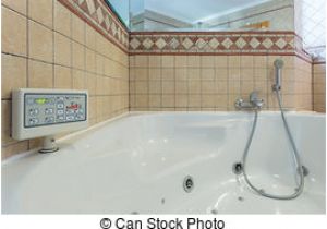 Can Bathtubs Luxury Interior Sauna and Jacuzzi In Contemporary House