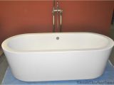 Can Bathtubs soaking 70" Acrylic Double Ended 1 Piece Modern Tub