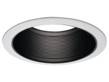 Can Light Trim Kits Halo E26 6 In Series Black Recessed Ceiling Light Fixture Trim with
