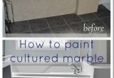 Can You Paint Bathtub Surround How to Paint Cultured Marble