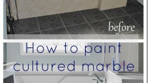 Can You Paint Bathtub Surround How to Paint Cultured Marble