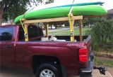 Canoe and Kayak Racks for Trucks Another View Of My Homemade Kayak Rack Camping Fishing