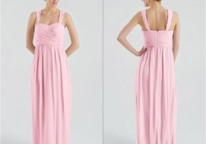 Cap Sleeve Bridesmaid Dresses Floor-length Beach Pink Cap Sleeves Long Prom Dresses 2016 Pleated Chiffon