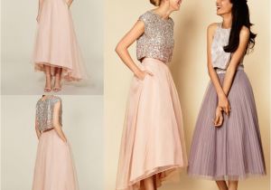 Cap Sleeve Bridesmaid Dresses Floor-length Unique Design Blush Pink High Low Prom Dresses top Sequin Cap