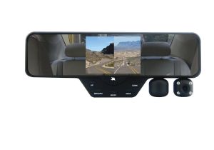 Car Interior Security Cameras Falcon Zero F360 Hd Rearview Mirror Dual Dash Camera