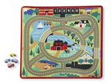 Car Rugs for toddlers Melissa Doug Round the town Road Rug and Car Activity Play Set