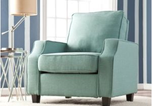 Caribbean Blue Accent Chair Portfolio Seth Caribbean Blue Linen Curved Back Arm Chair