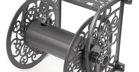 Cast Aluminum Decorative Hose Stand Wall Mount Hose Reels Storage Watering Irrigation the Home