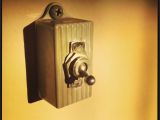 Cast Iron Light Switch Cover On and Off Switch From the 50s Retro Lightswitch Interior