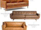 Cb2 Alfred Leather sofa Leather sofas Under 2000 Undeclared Panache