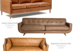 Cb2 Alfred Leather sofa Leather sofas Under 2000 Undeclared Panache