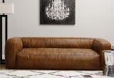 Cb2 Lenyx Leather sofa This Puffy Contemporary sofa is Composed Of Full Italian Leather