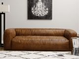 Cb2 Savile Leather sofa This Puffy Contemporary sofa is Composed Of Full Italian Leather