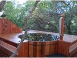 Cedar Outdoor Bathtub Cedar Round Hot Tub with Deck 48 Awesome Garden Hot Tub