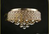 Ceiling Crystal Chandelier Luxury Crystal Chandelier Gold Crystal Ceiling Mount Light Fixture