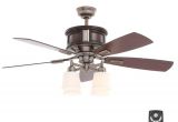 Ceiling Fan with Edison Lights Hampton Bay Garrison 52 In Indoor Gunmetal Ceiling Fan with Light