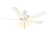 Ceiling Fan with Edison Lights Home Decorators Collection Gazelle 52 In Indoor Outdoor Matte White