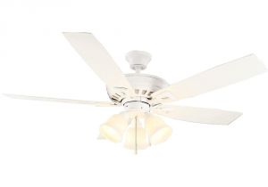 Ceiling Fan with Edison Lights Home Decorators Collection Gazelle 52 In Indoor Outdoor Matte White