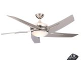 Ceiling Fan with Night Light Hampton Bay Sidewinder 54 In Indoor Brushed Nickel Ceiling Fan with