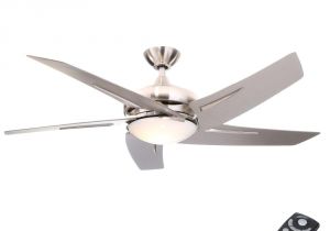 Ceiling Fan with Night Light Hampton Bay Sidewinder 54 In Indoor Brushed Nickel Ceiling Fan with