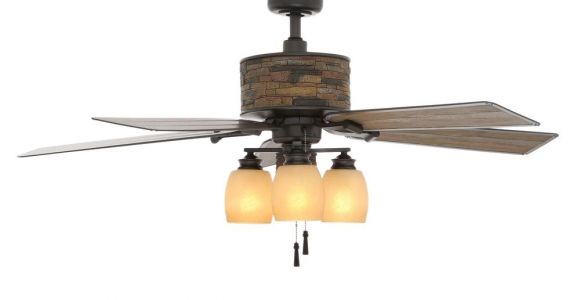 Ceiling Fans with Regular Light Bulbs Hampton Bay Ellijay 52 In Indoor Outdoor Natural Iron Ceiling Fan