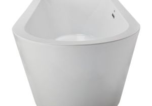 Celeste Freestanding Bathtub Jacuzzi Cef7032bcxxxxw White Chrome Trim Celeste 70