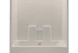 Center Drain Bathtub 60 Aquatic Everyday 60 In X 30 In X 74 In 1 Piece Bath and