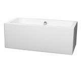 Center Drain Bathtub 60 Wyndham Collection Melody 60 Inch Freestanding Bathtub In