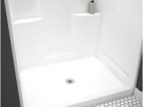 Center Drain Bathtub Menards Delta Hycroft™ 48" X 34" 4 Piece Procrylic White Shower