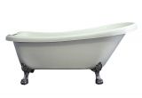 Center Drain Bathtub Menards Dreamwerks 67" X 31" White Center Drain Clawfoot Bathtub