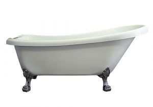 Center Drain Bathtub Menards Dreamwerks 67" X 31" White Center Drain Clawfoot Bathtub