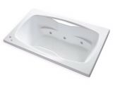 Center Drain Bathtubs Carver Tubs Ar7242 Jetted Whirlpool Bathtub W 6 Jets