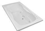 Center Drain Bathtubs Carver Tubs Ar7242 Jetted Whirlpool Bathtub W 6 Jets