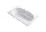 Center Drain Bathtubs Kohler Proflex 6 Ft Center Drain Bathtub In White K 1132