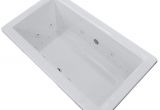 Center Drain Drop In Bathtub Universal Tubs Sapphire Diamond Series 6 Ft Center Drain